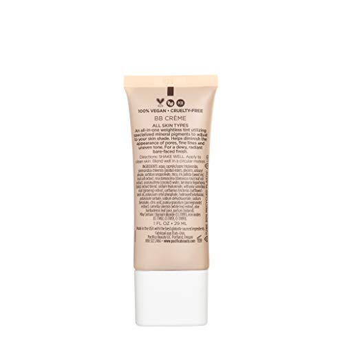 PACIFICA Alight Multi-Mineral BB Cream - 3 Dark For Women 1 oz Maquillaje