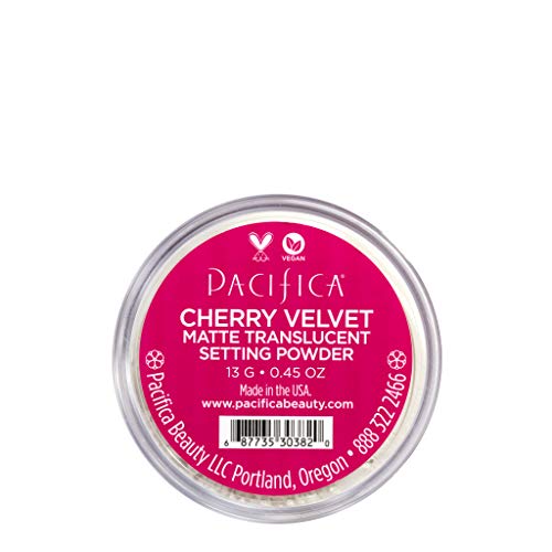 Pacifica Polvo translúcido del ajuste mate del terciopelo de la cereza para el polvo de las mujeres 0.5oz