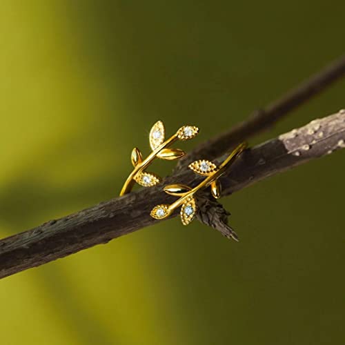 PangTuZiYin Mujeres niñas Brillantes Diamantes de imitación Encanto Marca joyería Retro Color Oro Harajuku Street Star Mismo Estilo Anillos