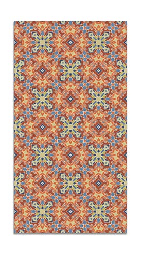 Panorama Alfombra Vinílica Hidráulica Tipo Oriental Original 40x80 cm - Alfombra Cocina Vinilo - Alfombra Salón Antideslizante e Ignífuga - Alfombras Grandes - Alfombras PVC