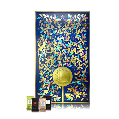 Pasticceria Passerini dal 1919 Calendrier de l'Avent avec du Thé Dammann Frères - Assortiment de 25 Thés, Tisanes et Infusions