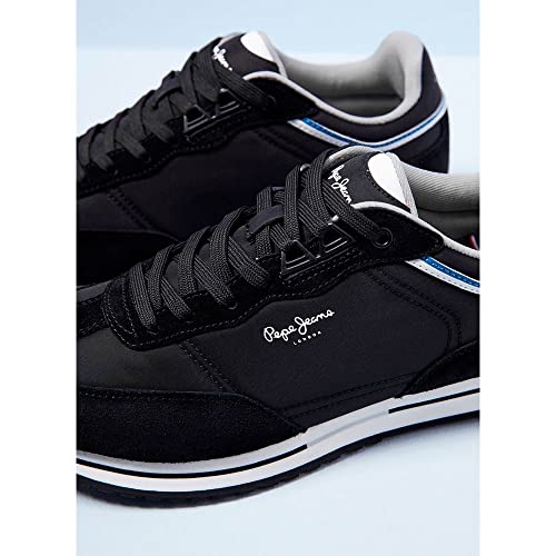 Pepe Jeans Tour Classic, Zapatillas Hombre, 999 Negro, 43 EU