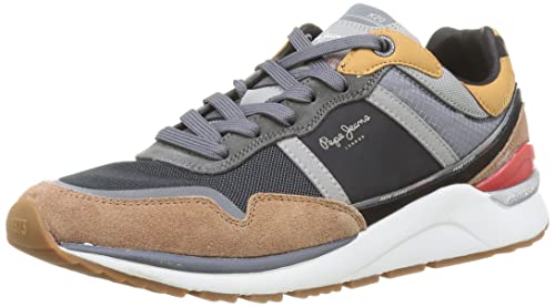 Pepe Jeans X20 Basic Urban, Zapatillas Hombre, 879 marrón, 42 EU