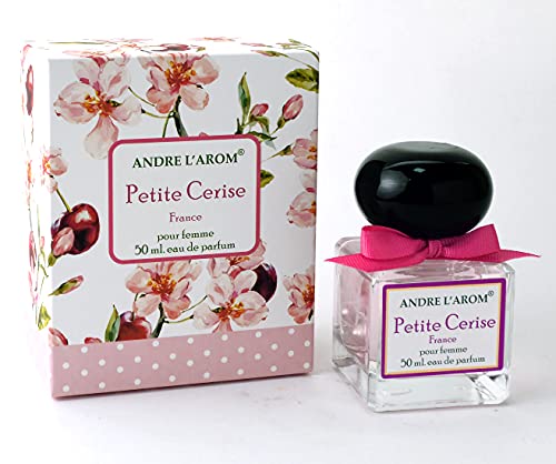 PETITE CERISE - Andre L’Arom - Eau de Parfum para mujer 50 ml - Floral, afrutado - Fabricado en Francia - Producto de Grasse