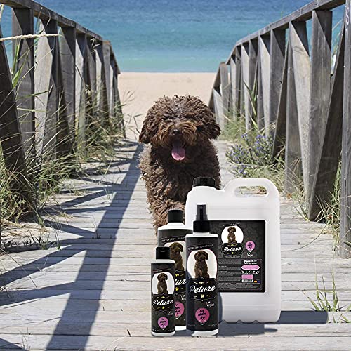 Petuxe Champú para Perros de Agua - Champú Vegano. Texturizador Perro de Agua: Lavante, Hidratante y Vitalizante (500 ml)