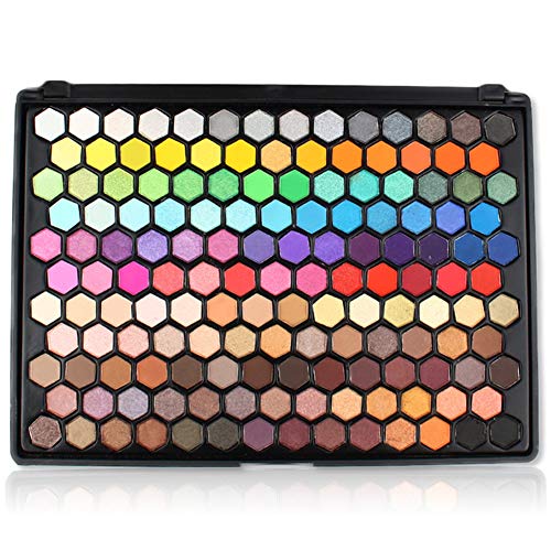 PhantomSky 149 Colores Sombra De Ojos Paleta de Maquillaje Cosmética con Corrector, Polvo, Rubor y Brillo de labios - Perfecto para Uso Profesional y Diario