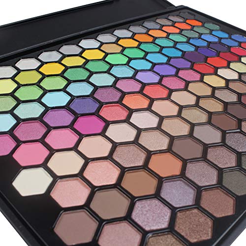 PhantomSky 149 Colores Sombra De Ojos Paleta de Maquillaje Cosmética con Corrector, Polvo, Rubor y Brillo de labios - Perfecto para Uso Profesional y Diario