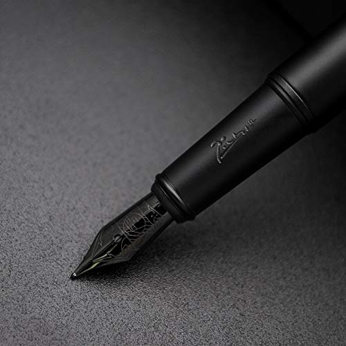 Picasso 916 - Caja original para pluma estilográfica Malage bolígrafo de tinta (Polar Night Negro, Pluma M 0,7 mm)