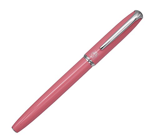Picasso 916 - Pluma estilográfica de Málaga, pluma de caligrafía extra fina, bolígrafo de regalo de lujo con convertidor de tinta, colección de bolígrafos vintage (rosa)