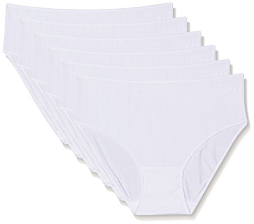Pierre Cardin Braguita Pack x 6, Mujer, Blanco, XL