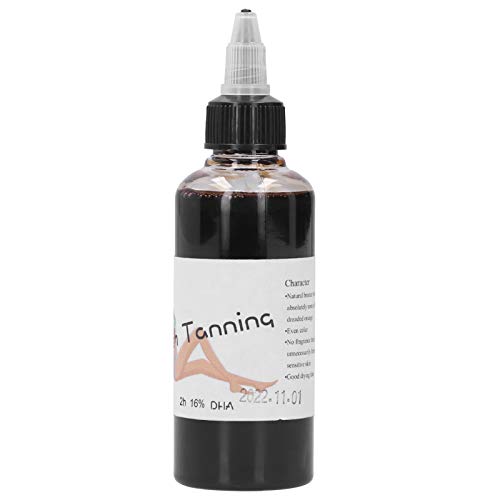 Pigmento autobronceador sin sol, líquido autobronceador para aerógrafo, pigmento bronceador portátil, facial, corporal, cutáneo, líquido bronceador, pigmento autobronceador, tinta bronceadora