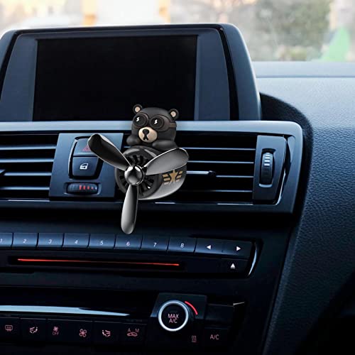 Piloto Bear Ambientador Difusor De Dibujos Animados Con Rebanadas Fragantes, Ambientador Para Coche Aire Acenuado Automotriz Outlet Outlet Aroma Clips Car Perfume Diffuser Aromaterapia Adorno