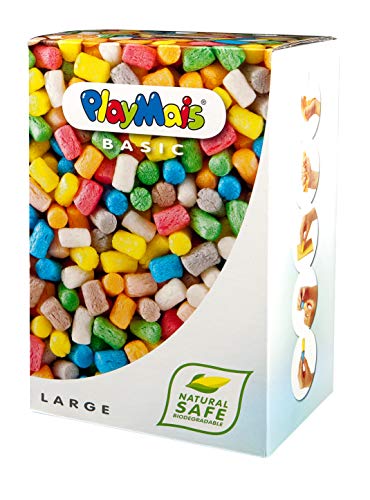 PlayMais - Caja de material para moldear en colores variados tamaño grande (aprox. 700 unidades) [Importado de Alemania]