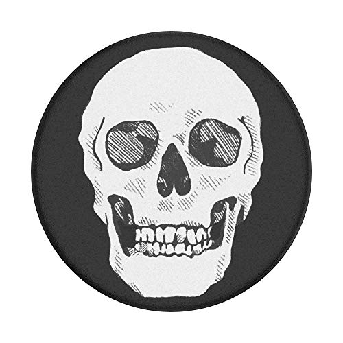 PopSockets PopGrip - Soporte y Agarre para Teléfonos Móviles y Tablets con un PopTop Intercambiable - Shaky Bones White