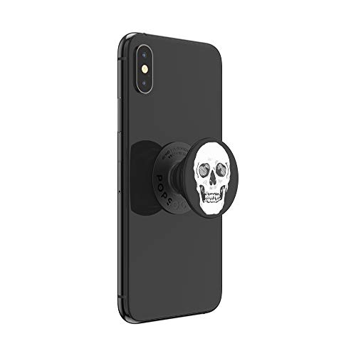 PopSockets PopGrip - Soporte y Agarre para Teléfonos Móviles y Tablets con un PopTop Intercambiable - Shaky Bones White