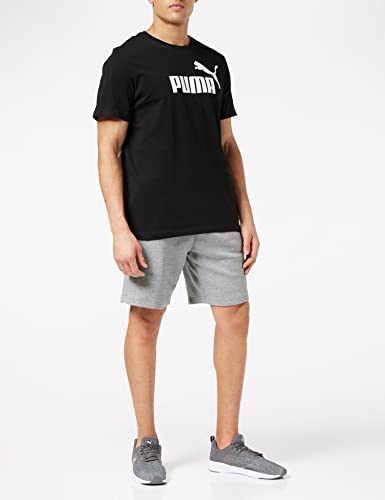 Puma Essentials LG T Camiseta de Manga Corta, Hombre, Negro (Cotton Black), 2XL