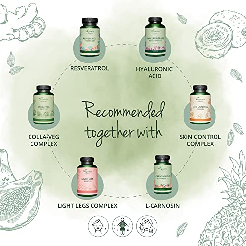 Q10 Coenzima Complex Vegavero® | Ubiquinol Natural 100 mg | Vitamina C & Zinc | Con Acerola + Vitamina E (Tocoferol) | Antioxidante + Antiedad | Sin Aditivos | 120 Cápsulas