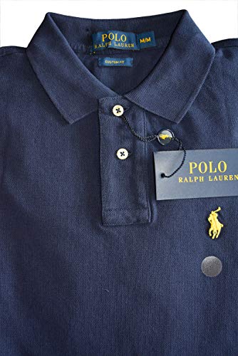 Ralph Lauren Polo Custom Fit SMALL Pony Navy/Amarillo azul XL