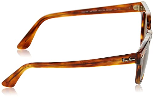 Ray-Ban 0RB2168 Gafas de Sol, Striped Havana, 49 Unisex