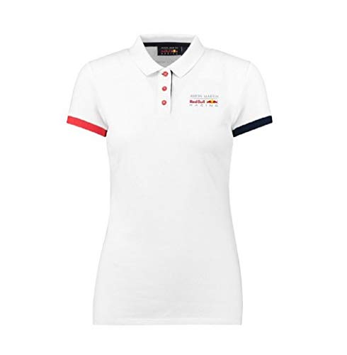 Red Bull Racing F1 Classic - Polo para mujer, color blanco - Blanco - X-Small