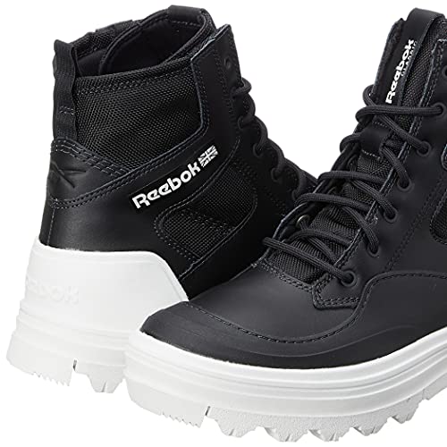 Reebok Club C Cleated Mid Zapatos de mujer LeatherLifestyle Casual Zapatillas GX7520 Nuevo, Night Black/Night Black/Chalk, 38.5 EU