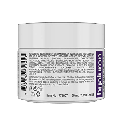RevitaLAB +Hemp Seed Oil Crema Facial Antiedad Dia y Noche, 2 x 50 ml