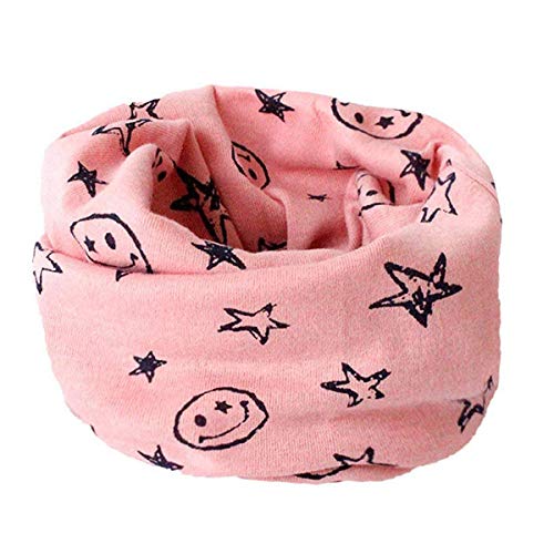 Richaa 5 Piezas Braga Cuello Niño Bufanda Niña Algodon Calentador Cuello Turbante Bandanas Infantil Pañuelos Colores Otoño Invierno Unisex para Bebe 0-3 años