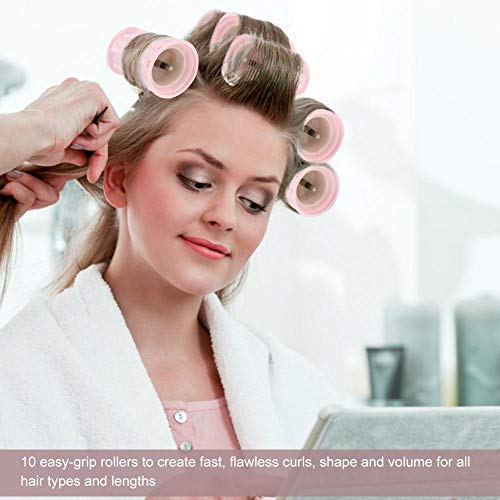 Rollos Hot Pod Hair Styling Tool 10 unidades Profesional Eléctrico Caliente Rodillo Curling Roll DIY Frisuren Hair Tube (Estilo Clásico)