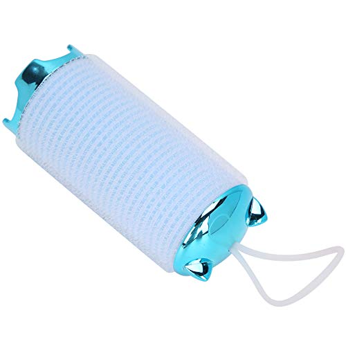 Rulos eléctricos para el cabello, flequillo voluminizador portátil, rizador de pelo, rizador de flecos, herramienta para rizar el cabello con calefacción, para mujeres y niñas(Blue)