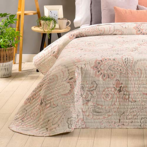 Sancarlos Soraya Colcha bouti, Crema, Cama de 90
