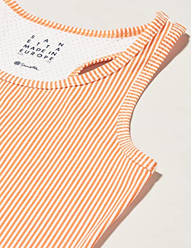 Sanetta Shirt Orange Ropa Interior, Mandarina, 128 para Niñas