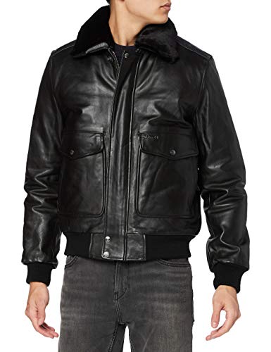 Schott NYC LC5331X Chaqueta, Ant.Black, L para Hombre