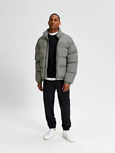 SELECTED HOMME Chaqueta acolchada para hombre., avena, XL