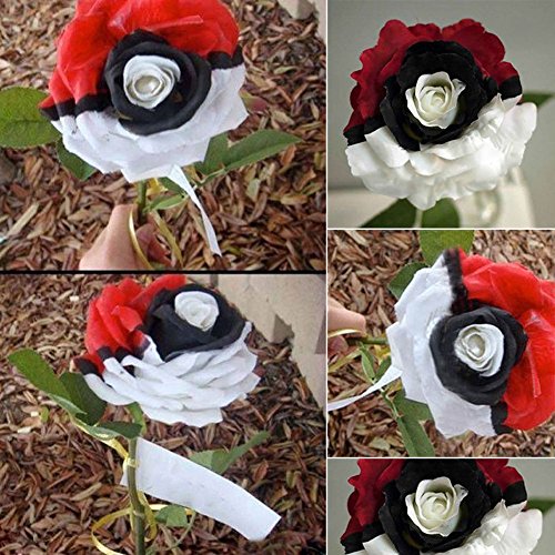 Semillas de flores de rosas, color rojo, blanco y negro, semillas de flores de jardín, bonsái, decoración del hogar y la oficina