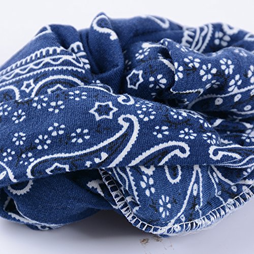 SERWOO 3pcs Diademas Mujer Turbante Elástico Banda Cabeza Nudo Pelo Bohemia Floral Twist para Yoga Fiesta Deporte (Bohemia B)