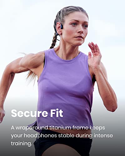 Shokz OpenRun Pro, Auriculares Conduccion Osea,Diseño Open-Ear,Auriculares Inalambricos Deportivos,Bluetooth 5.1, 10h Duración Batería,Carga Rápida,Running,Sport【2022 Buque Insignia】