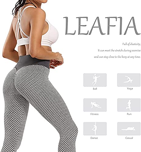 SHUOYUE Leggings para Mujer Push Up 2 Piezas Pantalones de Yoga Cintura Alta Mujer Leggings Deportivos Mallas para Yoga Fitness Entrenamiento Pantalón Elásticos Anticelulíticos (Verde+Gris, M)