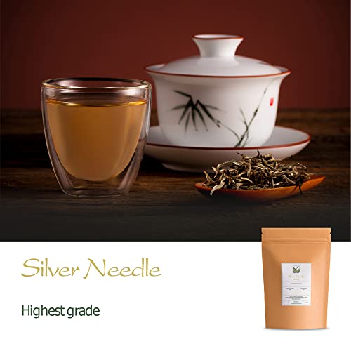 Silver Needle Té Blanca China - Té Aguja De Plata Chino - Bai Hao Yin Zhen - Baihao Yinzhen 40g