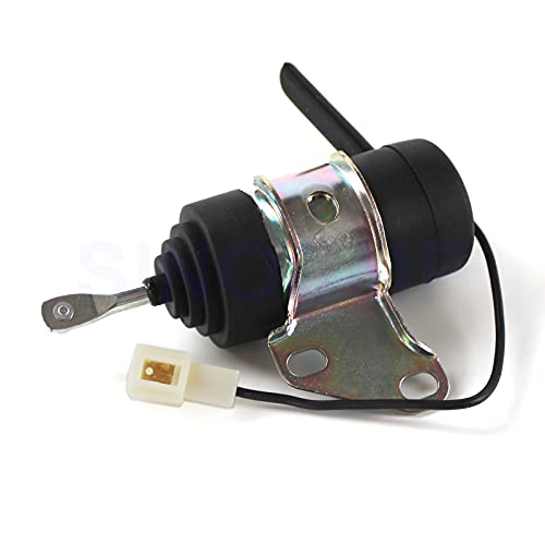 SINOCMP 052600-4530 052600-4531 16851-60014 Parada Solenoide para Kubota Z482 Denso BX2230D RTV900R