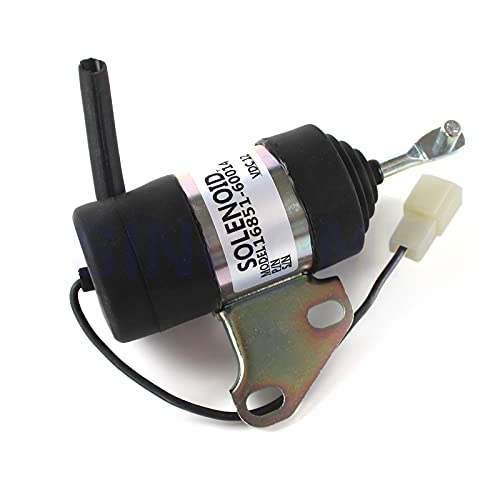 SINOCMP 052600-4530 052600-4531 16851-60014 Parada Solenoide para Kubota Z482 Denso BX2230D RTV900R