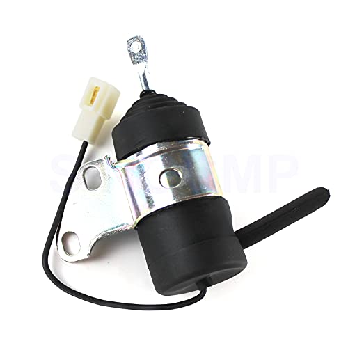 SINOCMP 052600-4530 052600-4531 16851-60014 Parada Solenoide para Kubota Z482 Denso BX2230D RTV900R
