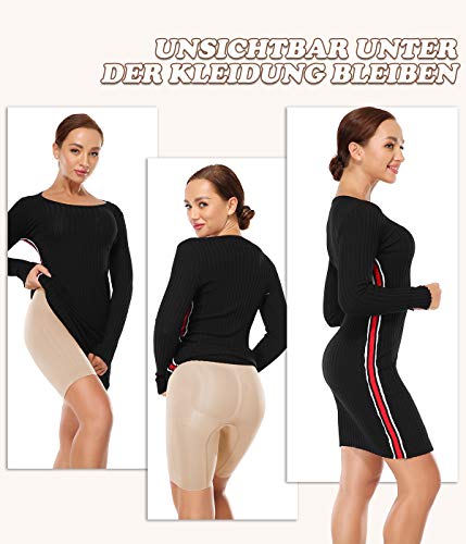 SLIMBELLE Body Moldeador para Mujer Fajas Colombianas Reductoras Adelgazantes Corsé Shapewear sin Costuras Control de Abdomen Body Reductor Lencería Ropa Interior con Piernas Moldear el Cuerpo