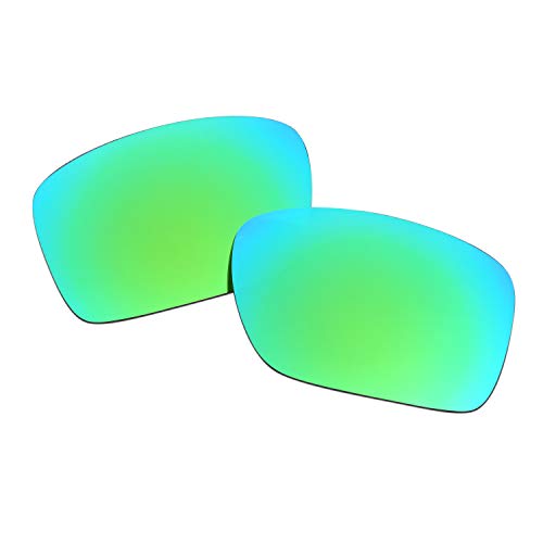 SOODASE Para Oakley Turbine Gafas de Sol Verde Lentes de Repuesto polarizadas