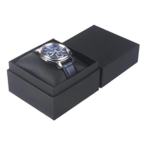 Storage Box Tablero duro Single Watch Caja caja de regalo Pantalla Bangle Soporte de almacenamiento Organizador (Color : Black, Size : One Size)