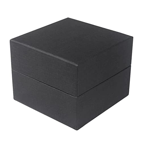 Storage Box Tablero duro Single Watch Caja caja de regalo Pantalla Bangle Soporte de almacenamiento Organizador (Color : Black, Size : One Size)