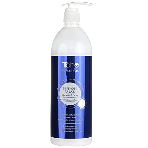 Tahe Bonder Plex Mascarilla para el Pelo Defender Con aceite de Coco y Queratina marina. Nutre en profundidad, Equilibra el pH y Restablece los enlaces capilares (1000 ml)