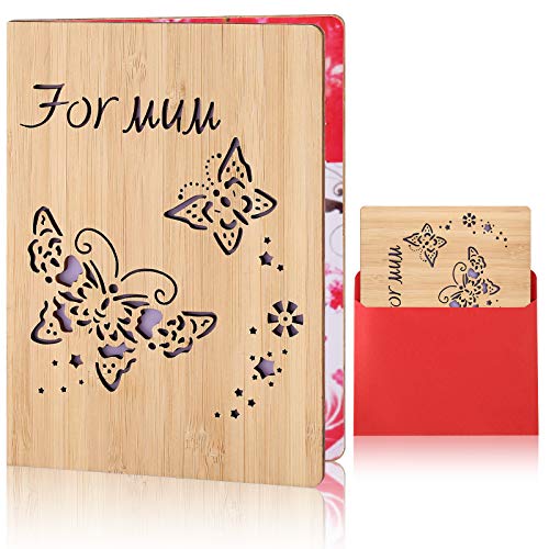 Tarjeta De Feliz CumpleañOs Para Mamá Tarjeta De CumpleañOs Para Mamá Tarjetas De FelicitacióN De Bambú Para Mamá Tarjeta De Agradecimiento Para Mamá Tarjeta De FelicitacióN Para Mamá Con Sobre