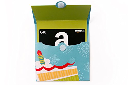 Tarjeta Regalo Amazon.es - €40 (Tarjeta Desplegable Cumpleaños)