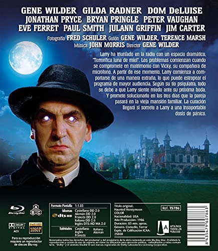 Terrorífica Luna De Miel BD 1986 Haunted Honeymoon [Blu-ray]