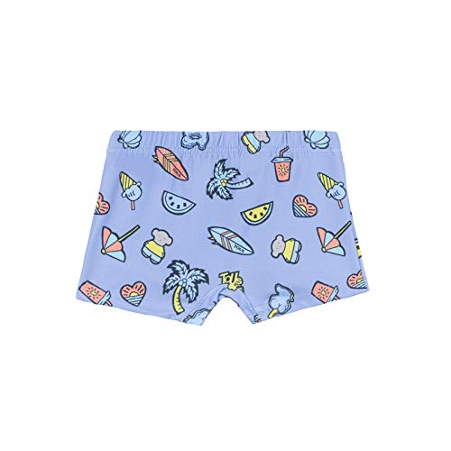 TOUS BABY - Bañador bóxer de niño Azul Celeste, con Estampado Beach. (1-3 Meses)